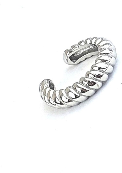 925 Ayar Gümüş Sıkıştırmalı Kıkırdak Earcuff Küpe modelleri