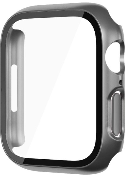 Apple Watch Seri Se-6-5-4 40MM Uyumlu Ekran ve Kasa Koruyucu Uzay Grisi