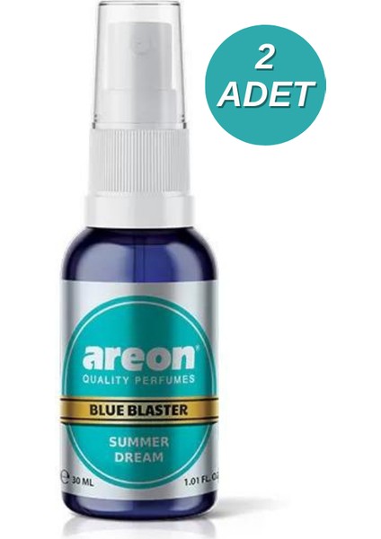 Blue Blaster Summer Dream 30 ml Sprey Oto Araç Kokusu 2'li