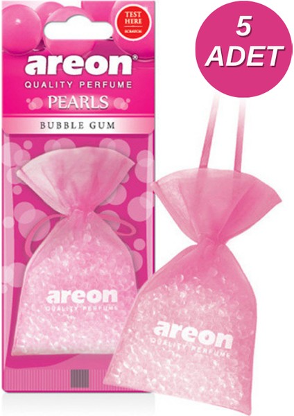 Pearls Bubble Gum Oto Araç Kokusu 5'li