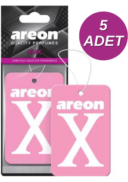 x Lılac (Pembe) Oto Araç Kokusu 5'li