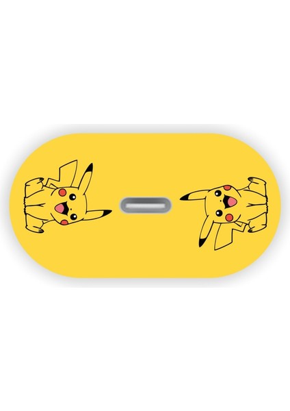 Quart Aksesuar Iphone 20W Şarj Aleti Kaplaması Pikachu Şarj Aleti Sticker