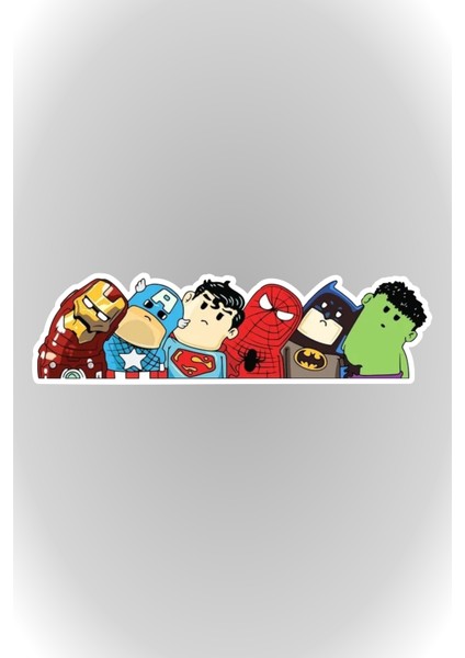15X4 cm Super Kahramanlar Sticker Araba Laptop Oto Motor Sticker fiyatları