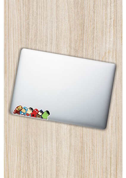 15X4 cm Super Kahramanlar Sticker Araba Laptop Oto Motor Sticker modelleri