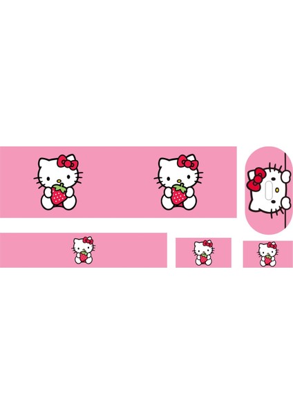 Iphone 20W Şarj Aleti Kaplaması Hello Kitty Şarj Aleti Sticker