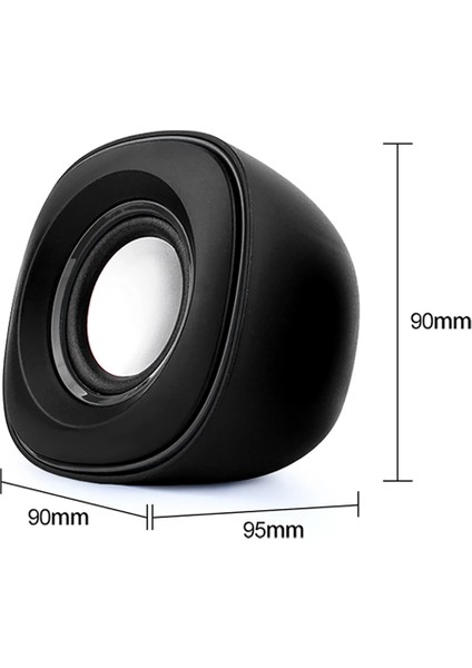 Bs-10 Kablolu Multimedya Speaker Mini Hoparlör Siyah Pc Laptop Uyumlu fiyatları