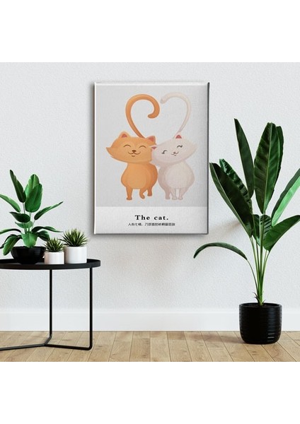 The Cat Canvas Tablo