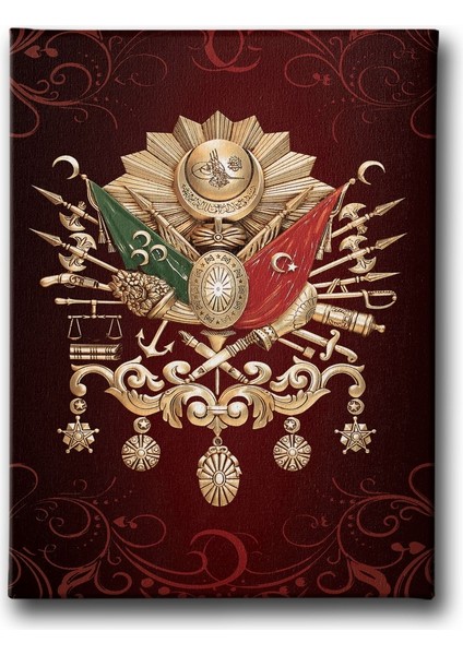 Osmanlı Devlet Arması Kanvas Tablo