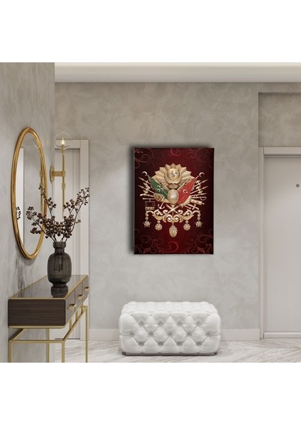 Osmanlı Devlet Arması Kanvas Tablo fiyatları