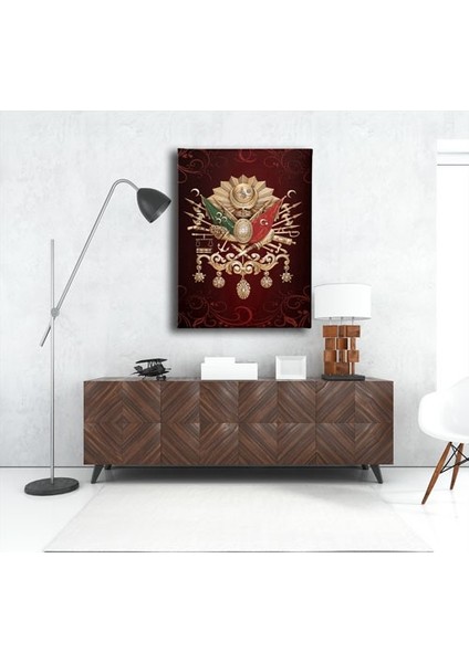 Osmanlı Devlet Arması Kanvas Tablo fırsatları