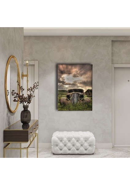 Hurda Araba Canvas Tablo fiyatları