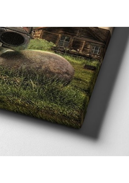 Hurda Araba Canvas Tablo indirimleri