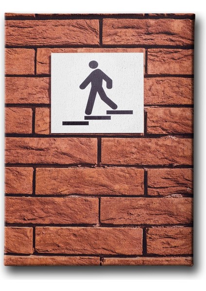 Işaret Levhası Canvas Tablo