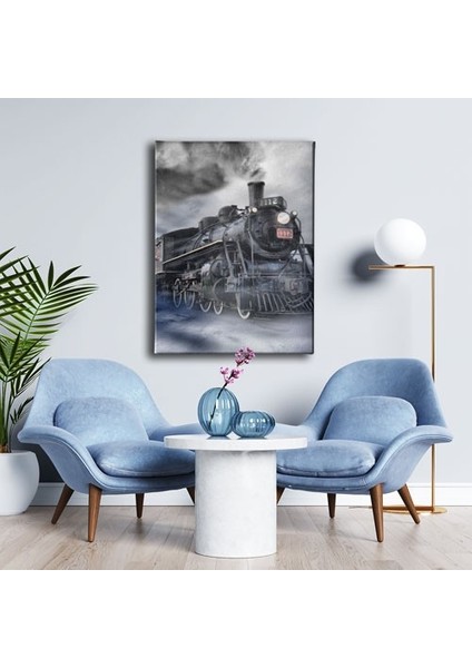 Kara Tren Canvas Tablo modelleri