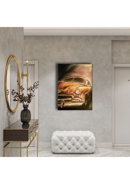 Klasik Araba Canvas Tablo fiyatları