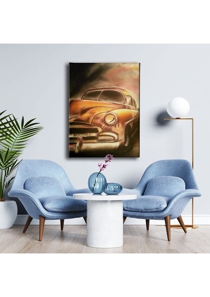 Klasik Araba Canvas Tablo modelleri