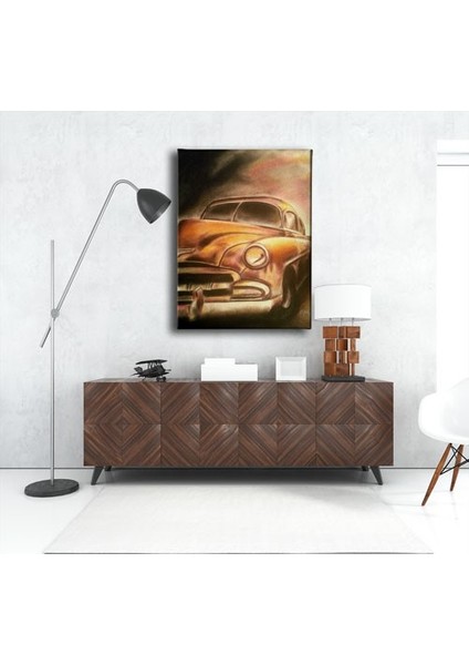 Klasik Araba Canvas Tablo fırsatları