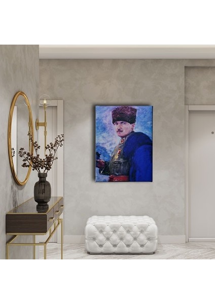 Yağlı Boya Atatürk Portresi Kanvas Tablo fiyatları