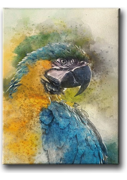 Cennet Papağanı Kanvas Tablo