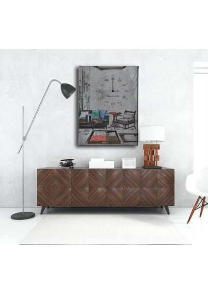 Modern Saatli Tablo
