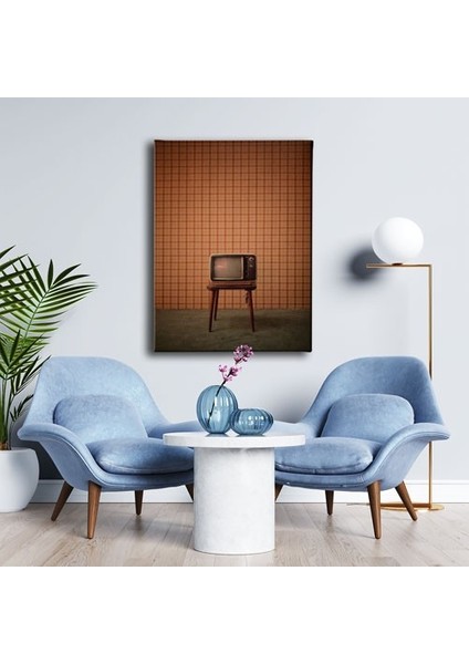 Eski Televizyon Canvas Tablo modelleri