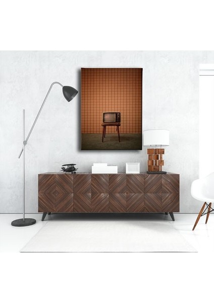 Eski Televizyon Canvas Tablo fırsatları