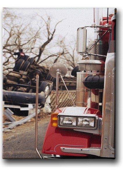 Amerikan Kamyonu Canvas Tablo