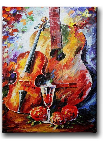 Enstrüman Kanvas Tablo