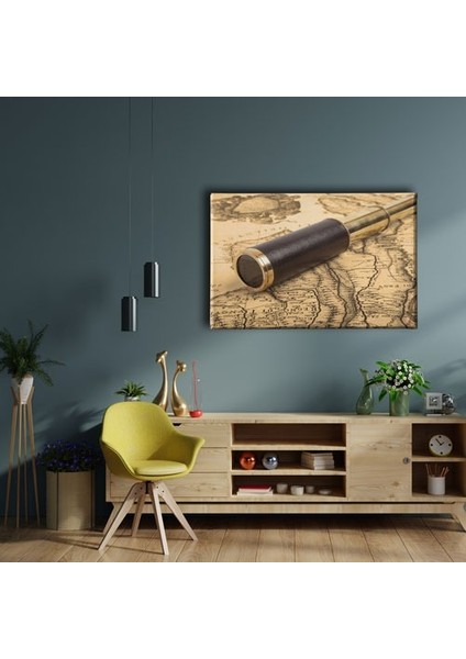 Dürbün ve Harita Canvas Tablo fiyatları