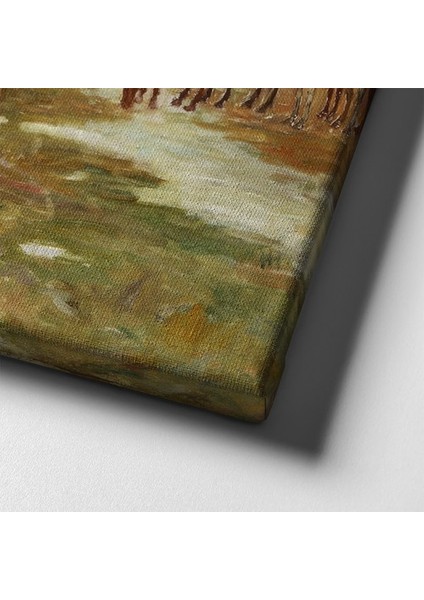 Eski Yaşam -Çadır Canvas Tablo