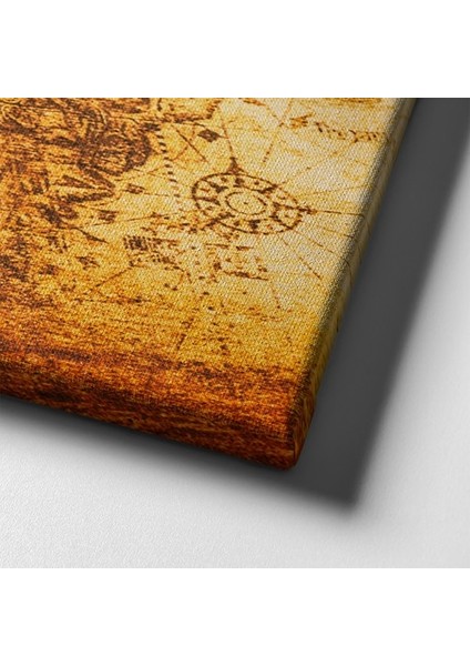 Eski Harita Canvas Tablo indirimleri