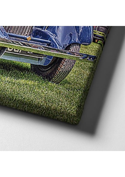 Klasik Kırmızı Araba Canvas Tablo Klasik Mavi Araba Canvas Tablo indirimleri