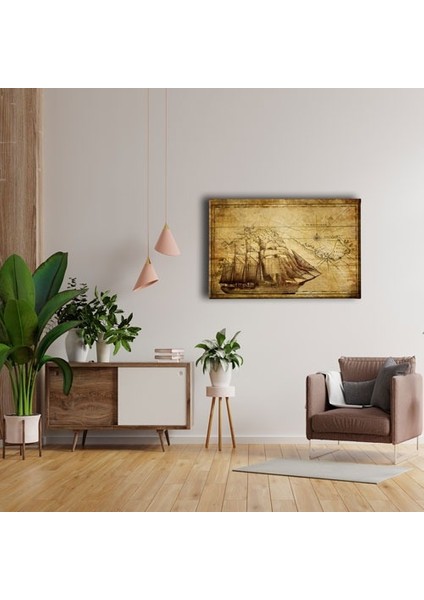 Eski Dünya Haritası Canvas Tablo fırsatları