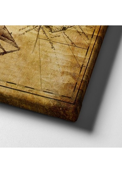 Eski Dünya Haritası Canvas Tablo indirimleri