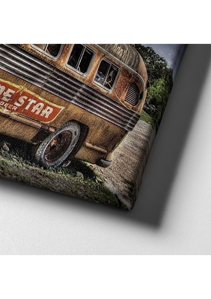 Eski Otobüs Canvas Tablo indirimleri