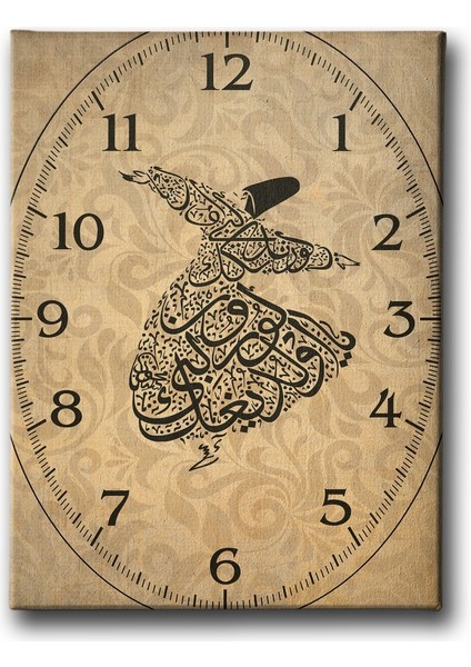 Ayetli Semazen Saatli Tablo