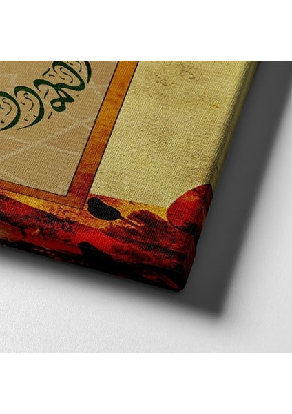 Kelime-I Tevhid- Ay Yıldız Kanvas Tablo indirimleri