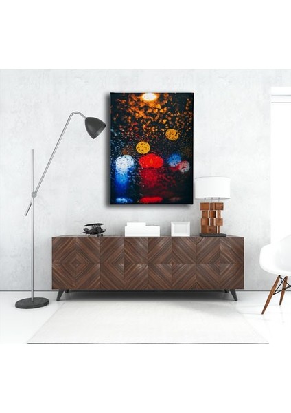 Buhulu Sokak Lambası Canvas Tablo fırsatları