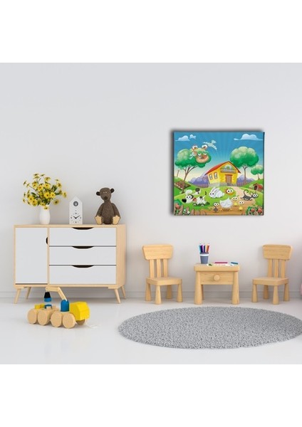 Hayvanlar Çocuk Kanvas Tablo fırsatları