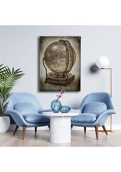 Dünya Küre Haritası Canvas Tablo modelleri