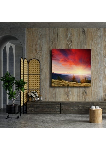 Gün Batımı Manzara Tablo modelleri