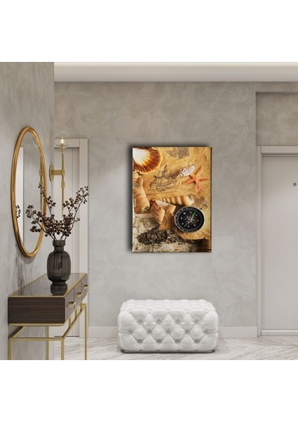 Deniz Haritası Canvas Tablo fiyatları