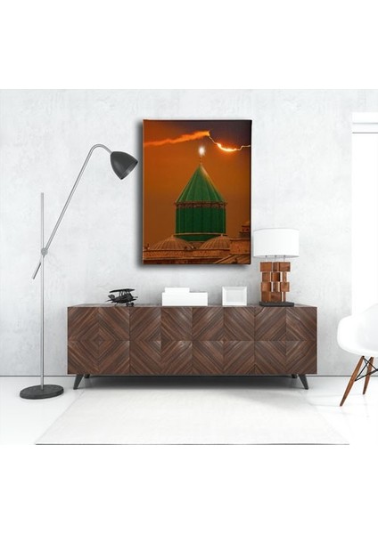 Mevlana Türbesi ve Gün Batımı Tablo