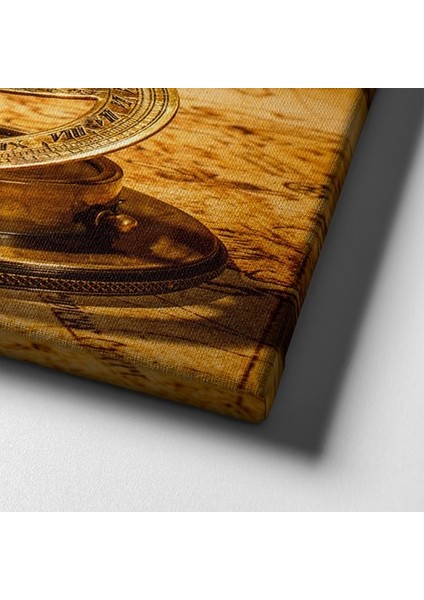 Usturlap Temalı Vintage Harita Canvas Tablo indirimleri