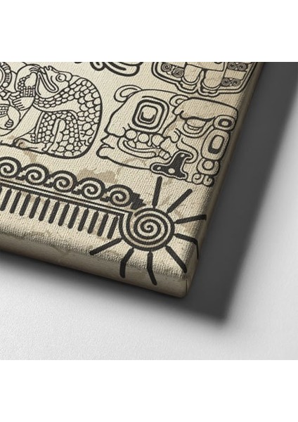Mısır Figürleri Canvas Tablo