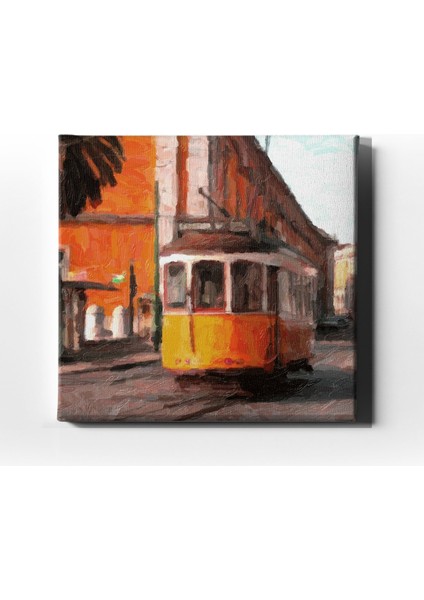 Eski Taksim Yağlı Boya Kanvas Tablo