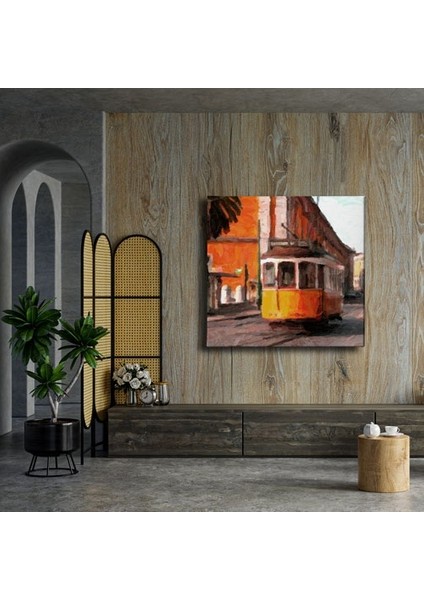 Eski Taksim Yağlı Boya Kanvas Tablo modelleri