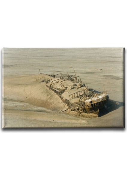 Hurda Gemi Canvas Tablo