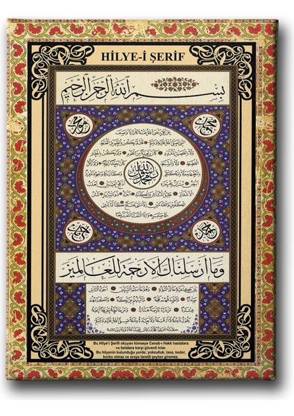 Hilye-I Şerif Tablo