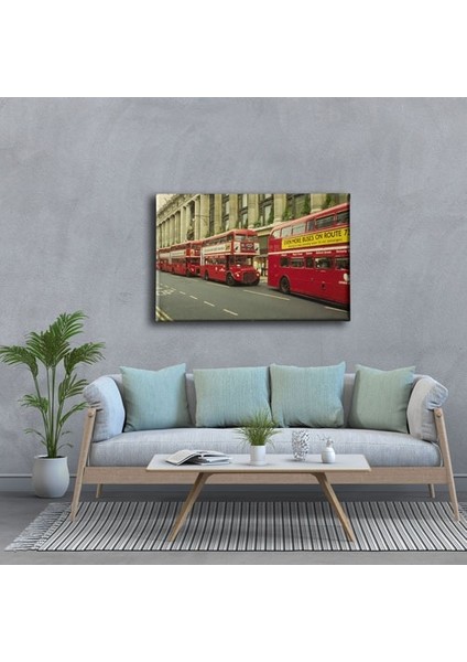 Iki Katlı Minibüs Canvas Tablo modelleri